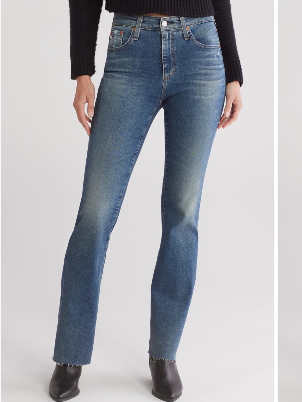 AG Farrah Boot Fray Jeans